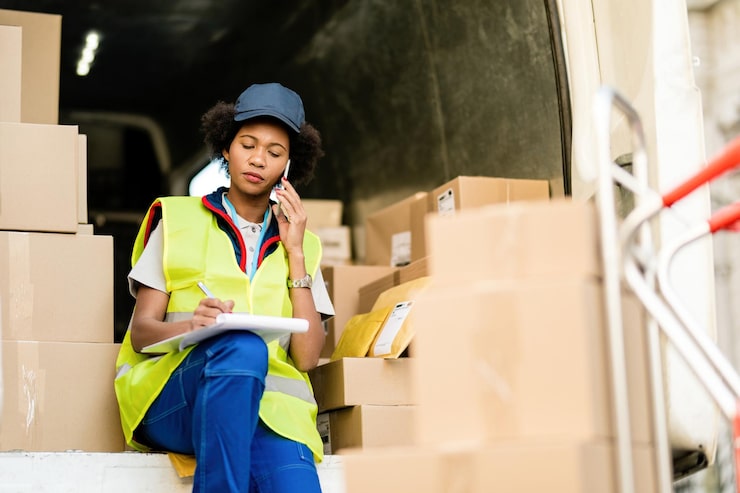 Alpine Logistics GmbH — Logistics warehouse and truck fleet