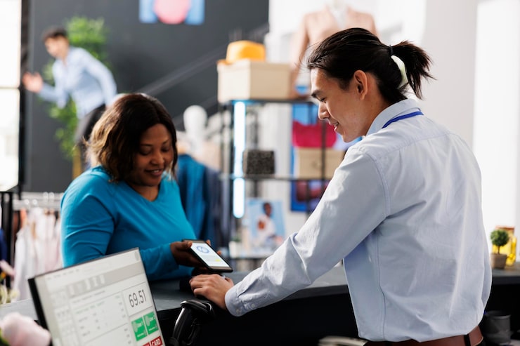 Nova Retail Group — Retail store checkout with POS terminals